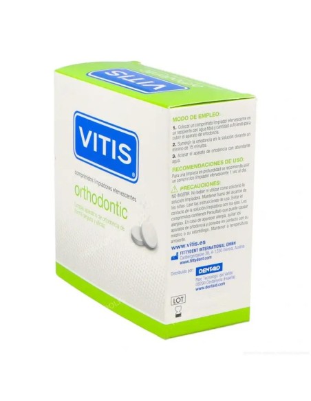 VITIS Orthodontic comprimidos Limpiadores Efervescentes 32 comprimidos