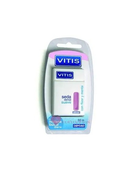 VITIS Seda Dental con Fluor y Menta Suave 50 M