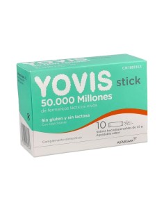 Yovis, 10 sitkcs bucodispersable 2