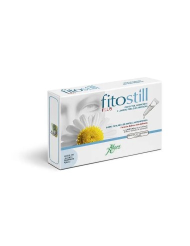 Aboca Fitostill Plus Gotas Oculares Protector, Lubricante, Para Ojos Irritados, 10 monodosis