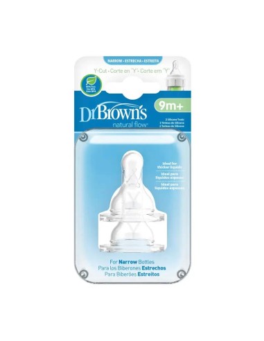 Dr. Brown's Tetina Options+ Para Cereales Estandar, 2 unidades