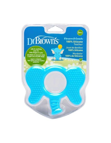Dr.Brown's Mordedor Elefante Azul Flexees Friends