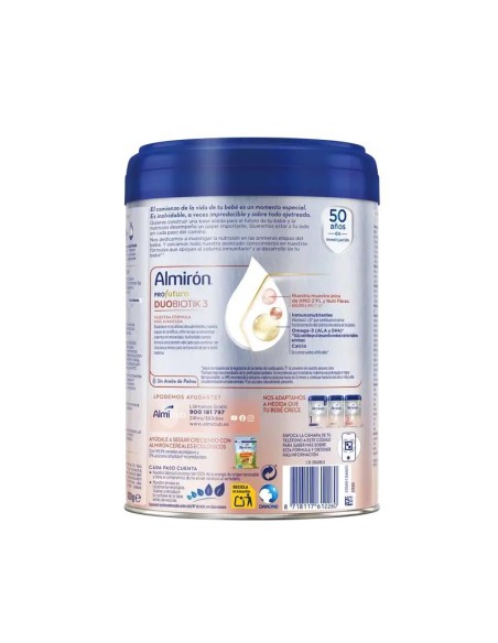 Almirón Profutura 3 Leche de Crecimiento en Polvo, desde los 12 Meses, 800 g