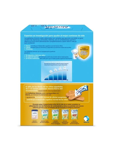 Almirón, Galletas para Bebé, a partir de 6 Meses, 180g