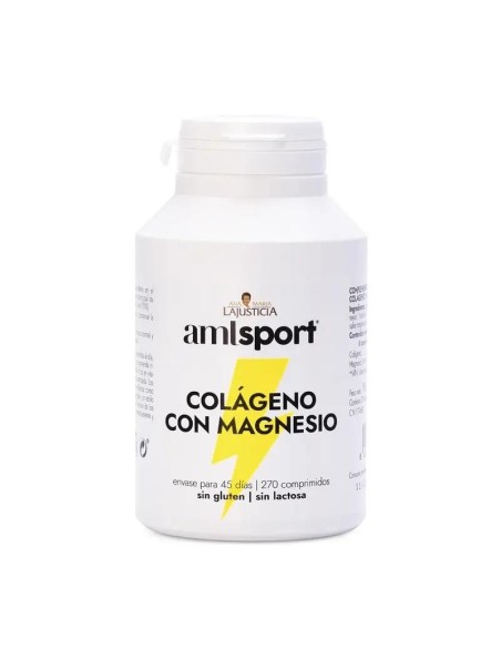 Amlsport Colageno Con Magnesio, 270 comprimidos