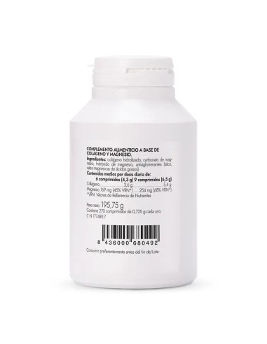 Amlsport Colageno Con Magnesio, 270 comprimidos