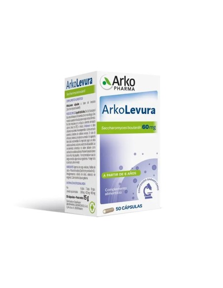 Arkolevura Saccharomyces Boulardii 50 Cápsulas Arkopharma