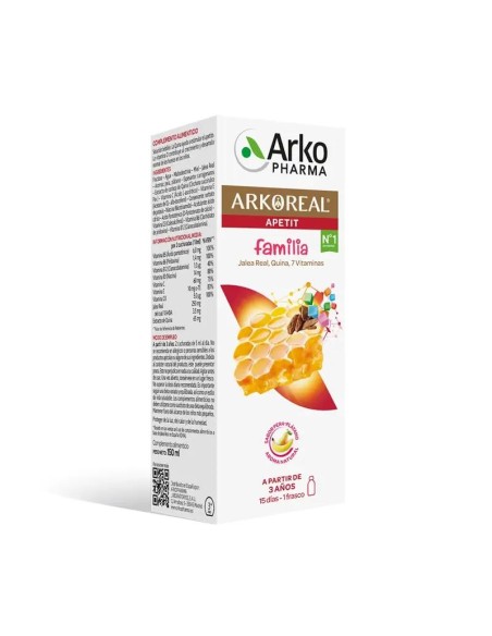 Arkopharma Arkoreal Jalea Real Apetit Junior Jarabe, 150ml
