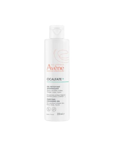 Avene Cicalfate + Gel limpiador desinfectante, 200 ml