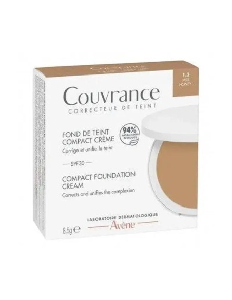 Avene Couvrance Crema Compacta Acabado Mate Miel 8.5G