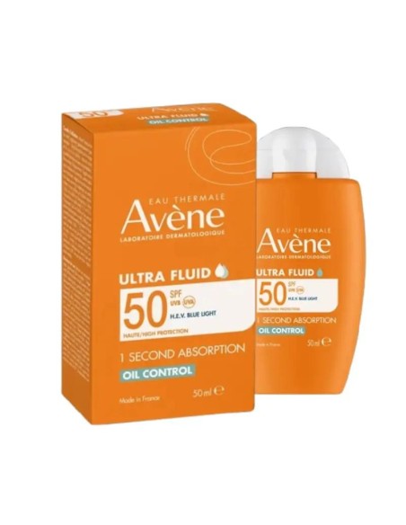 Avene Ultra Mat Fluido Spf50 Oil Control, 50 ml