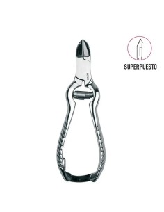 Beter Alicate Pedicura Superpuesto Cromado Muelle Gusanillo 13.5 cm 2