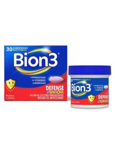 Bion3 Defense Junior Masticables Multivitamínicos, 30 comprimidos 2