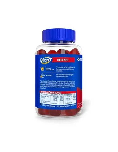 Bion3 Defense Multivitamínicos, 60 gummies