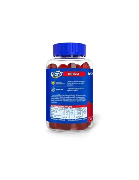 Bion3 Defense Multivitamínicos, 60 gummies