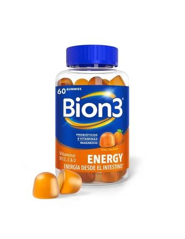 Bion3 Energy Multivitamínicos, 60 gummies