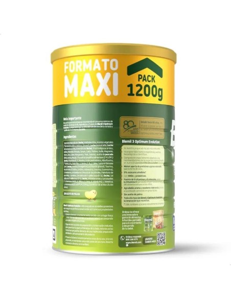 Blemil Optimum Evolution 3 Leche de Crecimiento, 1200 gr