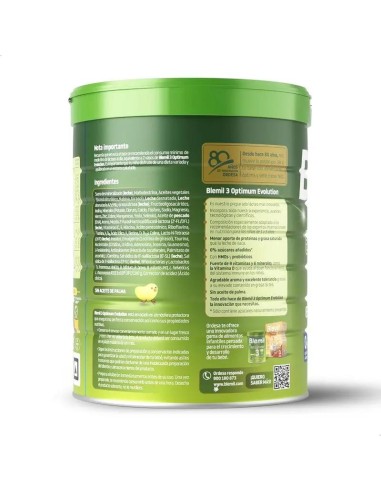 Blemil Optimum Evolution 3 Leche de Crecimiento, 800 gr