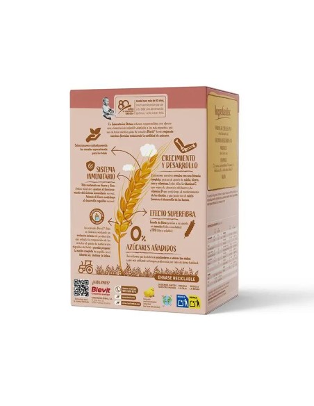 Blevit Alimentación Infantil Bibe Sin Gluten, 500 grs