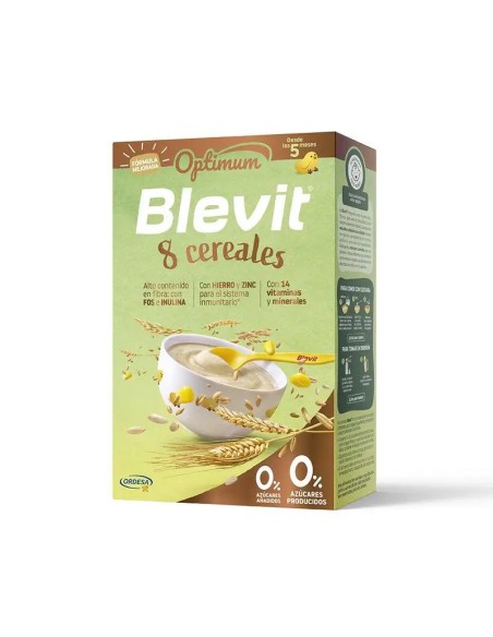 Blevit Alimentación Infantil Optimum 8 Cereales, 250 grs