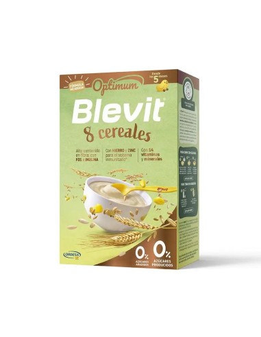 Blevit Alimentación Infantil Optimum 8 Cereales, 250 grs