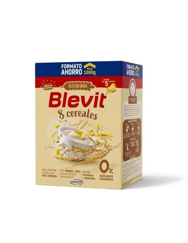 Blevit Alimentación Infantil Superfibra 8 Cereales, 1000 grs
