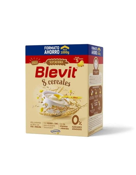 Blevit Alimentación Infantil Superfibra 8 Cereales, 1000 grs