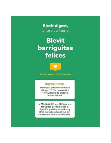 Blevit Barriguitas Felices, 150 gr