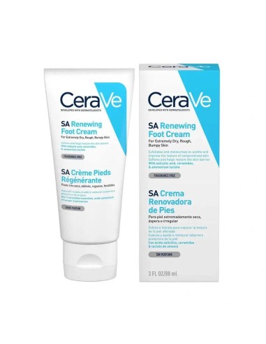 CeraVe Crema Renovadora de Pies, 88 ml