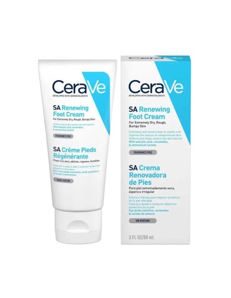 CeraVe Crema Renovadora de Pies, 88 ml
