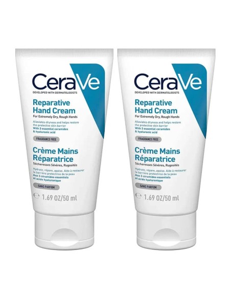 CeraVe Duplo Crema de Manos, 2X50 ml