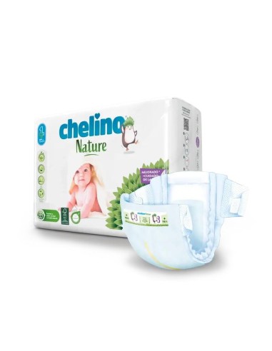 Chelino Nature Pañal Talla 3 (4-10 Kg), 36 unidades