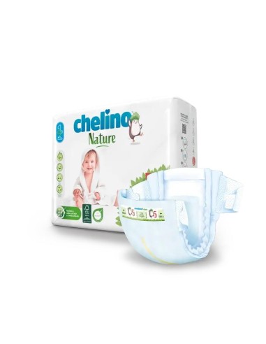 Chelino Nature Pañal Talla 5 (13-18 Kg), 30 unidades