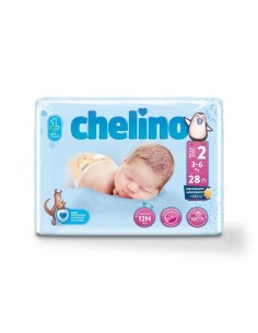 Chelino Pañal Talla 2 (3-6 Kg), 28 unidades 2