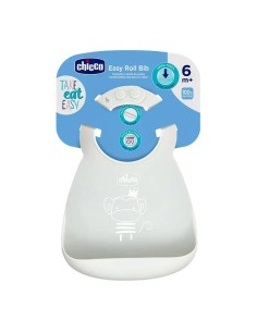 Chicco Babero Silicona Gris, 1 unidad 2