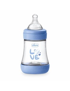 Chicco Biberón Perfect 5 +0 Meses Azul Silicona 150 Ml