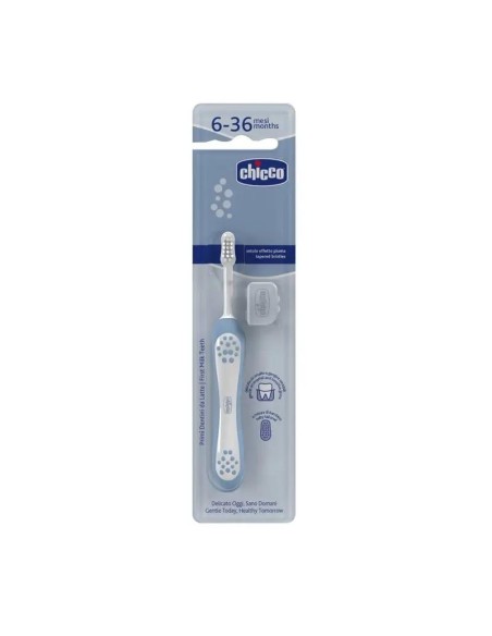 Chicco Cepillo De Dientes Azul Indigo 6-36M, 1 ud
