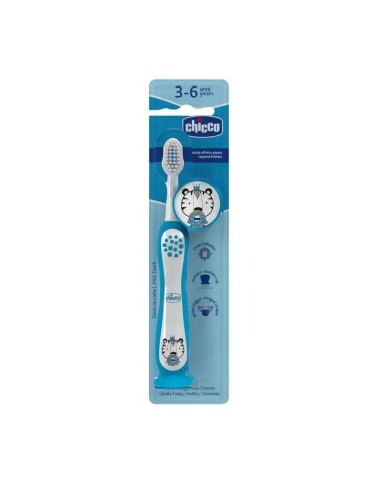Chicco Cepillo De Dientes Infantil Tiger 3-6Y, 1 ud