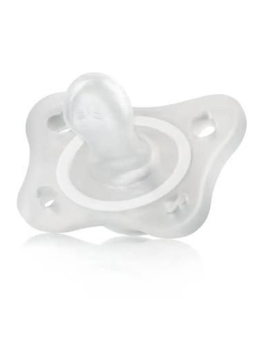 Chicco Chupete Physioforma Mini Soft Transparente 0-2 Meses, 1 unidad