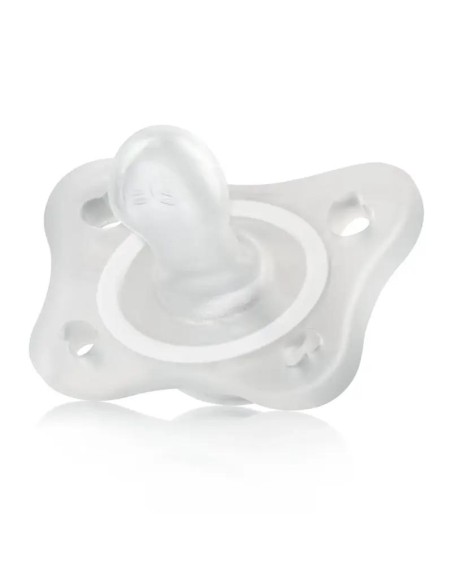 Chicco Chupete Physioforma Mini Soft Transparente 0-2 Meses, 1 unidad