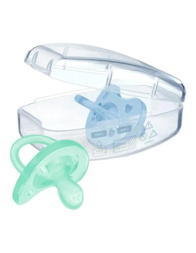 Chicco Chupete Physioforma Soft Azul 2-6 Meses, 2 unidades