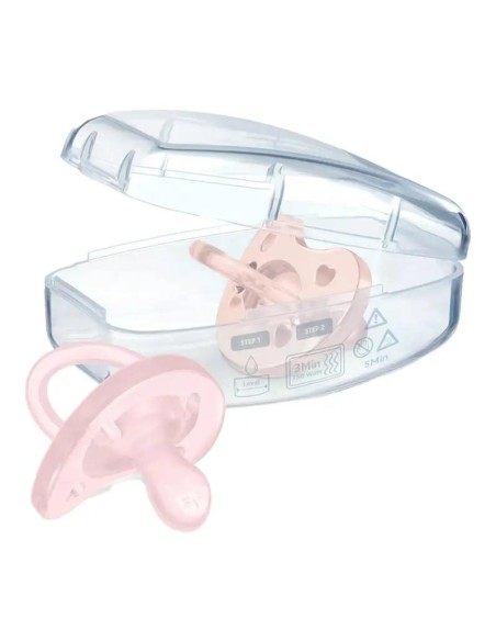 Chicco Chupete Physioforma Soft Rosa 2-6 Meses, 2 unidades