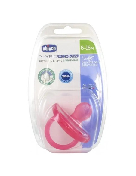 Chicco Chupete Physioforma Soft Silicona Rosa 6-16 Meses