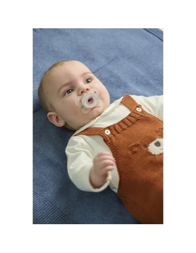 Chicco Chupetes Physioforma Mini soft Azul-Transparente 0-2 Meses, 2 Unidades