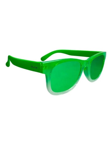 Chicco Gafas Sol Transparente Verde 24M+, 1 unidad