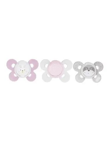 Chicco Pack 2 Chupetes Silicona Physio Comfort Niña 0-6 Meses