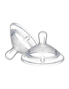 Chicco Pack 2 Tetinas Natural Feeling Silicona Flujo Rápido +6 Meses