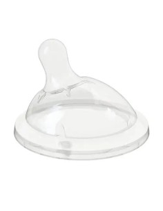 Chicco Tetina Silicona Feeling Flujo Medio +2 Meses, 1 unidad