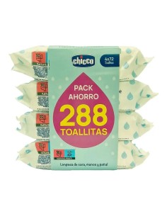 Chicco Tetrapack Toallitas Perfumadas Sin, 72 unidades 2