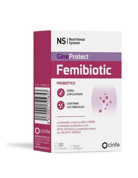 Cinfa Ns Femibiotic 30 cápsulas